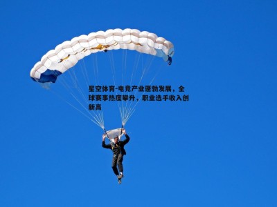 星空体育-电竞产业蓬勃发展，全球赛事热度攀升，职业选手收入创新高